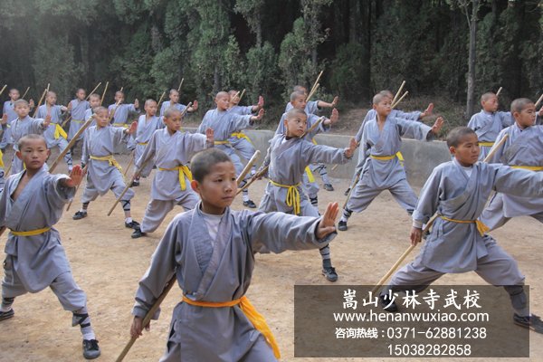 而嵩山少林寺武校每年都招收了很多学员, 少林寺武术学校的招生标准是